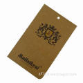 Kraft Paper Jeans Hang Tag, Personality, Fashion, Eco-friendly and Waterproof, OEM Orders Accepted